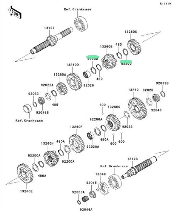 132601918 PIGNON 2NDE 35 DENTS