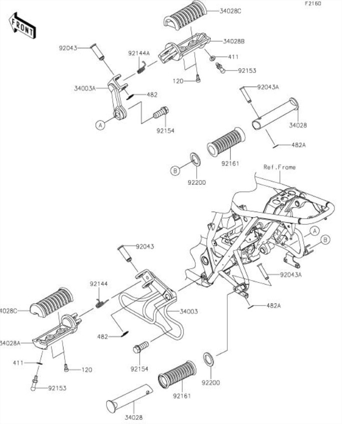 340280017 REPOSE PIED ARRIERE